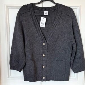 Cabi Cultured Cardigan – Smoky Grey (Style 3533) SZ Med